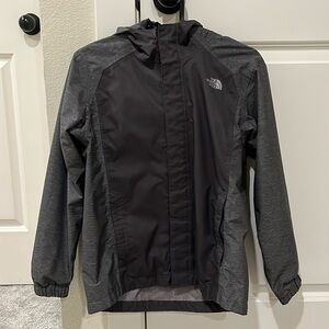 THE NORTH FACE DRYVENT RAIN JACKET GREY - M